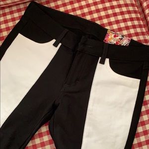 Siwy black and white jeans, size 27